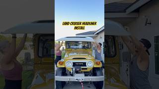 The interior is finally complete FJ40 LandCruiser Toyota DIY MustardYellow Vintage 4x4 [upl. by Flossy678]