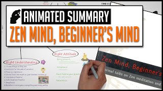 Zen Mind Beginners Mind by Shunryu Suzuki  Animated Summary and Review [upl. by Ahras]