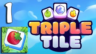 Triple Tile  Gameplay Walkthrough Part 1 Android iOS [upl. by Thoer]