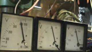 230 Volts 1 phase to 400 Volts 3 phase rotary converter [upl. by Leggett]