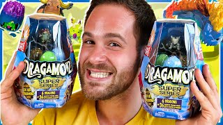 Dragamonz Super Series UNBOXING 2 PACKS DE 6 DRAGAMONZ en Pe Toys [upl. by Anirbus]