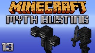 Looting On Wither Skulls amp Nether Stars Minecraft Myth Busting 13 [upl. by Portie]