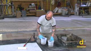 How to Install Resin Chip Floors or Garage Floor Coatings  Part 2 [upl. by Notyalc]