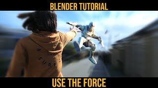 BLENDER TUTORIAL Make Objects float with TELEKINESIS [upl. by Noryahs238]