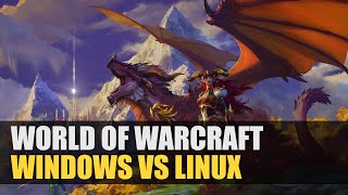 World of Warcraft Dragonflight  Patch 102 PTR  Windows vs Linux [upl. by Afatsuom]