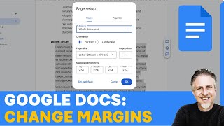 How Do You Change Margins on Google Docs [upl. by Penrod357]