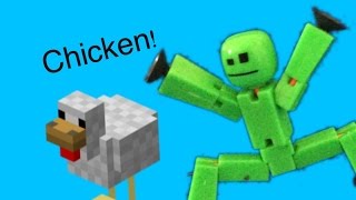 Get The Chicken Stikbot Stop Motion Animation [upl. by Sad]