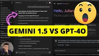 GPT4o VS Gemini 15 This AI SEO BATTLE is INSANE 🤯 [upl. by Ahsieat]