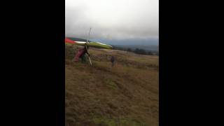 Hang gliders taking off from Haleakala Volcano in Maui [upl. by Cia241]