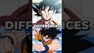 Differences between Anime amp Movie Goku [upl. by Akerdnahs]