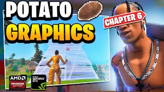 Get POTATO Graphics in Fortnite Chapter 6  New Method ✅ [upl. by Nivlem]