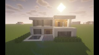 Minecraft Easy Modern House [upl. by Bohrer501]