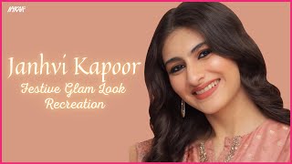 Jahnvi Kapoors Festive Glam Look Recreation  Nykaa [upl. by Bastian369]