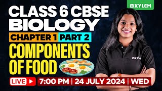 Class 6 CBSE Biology  Components Of Food Part 2  Xylem Class 6 CBSE [upl. by Lemmie]