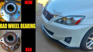 WHEEL BEARING REPLACEMENT  Project 2IS 2011 Lexus IS250 [upl. by Ajnek862]