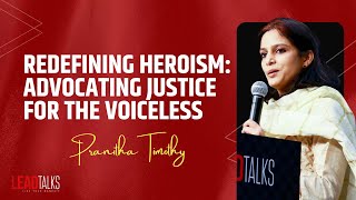 Pranitha Timothy A Champion of Hope and Justice  LeadTalks Chennai 2018 [upl. by Nelyaw]