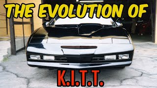 The Evolution of Knight Riders KITT  Dash Bumper Console Changes Throughout the Series [upl. by Ronnie]