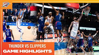 OKC Thunder vs LA Clippers  Game Highlights  February 22 2024 [upl. by Quinn]