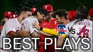 Phillies vs Braves Highlights I BEST PLAYS of the Series I WE ARE SO BACK 🔥🔥🔥 [upl. by Cymbre]