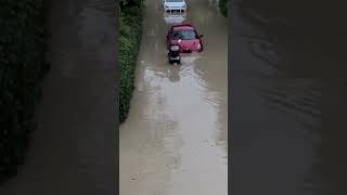 Alluvione a Budrio a causa dellesondazione dellIdice [upl. by Nickie]