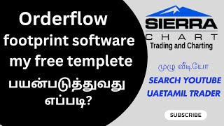 Sierra Chart Footprint Trading Setup in Tamil  StepbyStep Guide [upl. by Star]