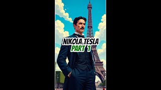 Nikola Tesla Part 1 motivation nikolatesla facts midjourney history hindi tesla nikola [upl. by Assillim]