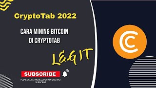 CARA MINING BITCOIN DI CRYPTOTAB shorts [upl. by Nnyled]