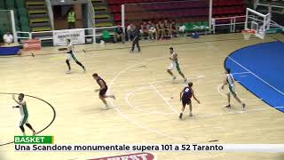 Una Scandone monumentale supera 101 a 52 Taranto [upl. by Readus246]