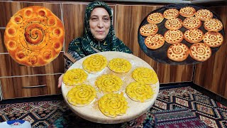 Koloucheh Fouman  IRAN Famous Cookie  کلوچه فومن [upl. by Arodnap]