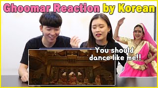 Ghoomar Reaction by Korean｜Deepika Padukone｜Ranveer Singh  Padmaavat  Foreigners Reaction [upl. by Chadd]