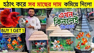 Aquarium Price In Bangladesh 🐠Aquarium Fish Price In Katabon 😱 Fish Wholesale Shop In Katabon [upl. by Funda]