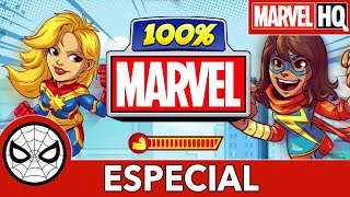 ¡Capitana Marvel y Miss Marvel trabajan en equipo  100 Marvel  Marvel HQ [upl. by Idnar]