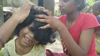 how to searching for lice in babies hairnit picking [upl. by Mayeda]