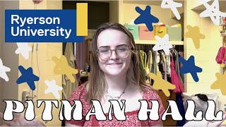 Living in Pitman Hall Apartment and Room Tour  Ryerson University 2022 [upl. by Enneite696]