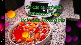 Salade de lentilles tomates et Feta au Thermomix ® [upl. by Fosque]