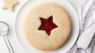 Linzer Cookie Tart  Betty Crocker Recipe [upl. by Alehcim]