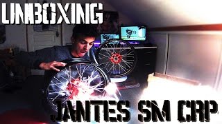 Unboxing  Mes jantes Supermotard CRP pour la KTM [upl. by Anaiuq]