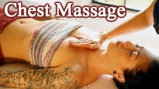 Chest amp Shoulder Massage Therapy How To Swedish amp Deep Tissues Techniques [upl. by Touber]