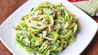 Cheesy Garlicky Zucchini Noodles [upl. by Clapper195]