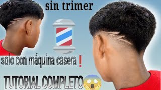 💈low fade en V💈 con diseño🔥TUTORIAL COMPLETO😱 [upl. by Animsaj]