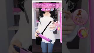 Dress to Impress Airport roblox dresstoimpress womensclothing womensfashion dti shorts [upl. by Ipoillak]