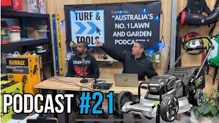 Podcast 21 EGO Commercial Mower Arrives at Turf And Tools [upl. by Hsetim]