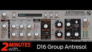 D16 Group Antresol VSTAU plugin in action [upl. by Aivata]