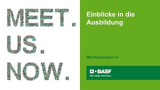 BASF Ausbildung Mechatronikerin [upl. by Ellednahs]