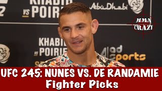 UFC 245 Amanda Nunes vs Germaine de Randamie Fighter Picks [upl. by Divadleahcim]