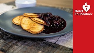 Banana Pikelets Recipe  Tasty amp Healthy  Heart Foundation NZ [upl. by Mercedes]