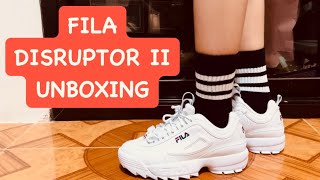 FILA DISRUPTOR II UNBOXING [upl. by Hettie]