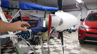 Electric Variable Pitch propeller [upl. by Ramedlab]