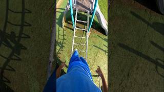 Bella ciao playground parkour running climbing sliding pov youtubeshorts shortvideo [upl. by Jarred]