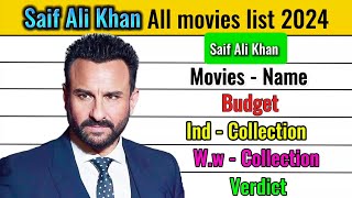 Saif Ali Khan All movies list and box office explained in Hindi by Flickfever [upl. by Gratt]